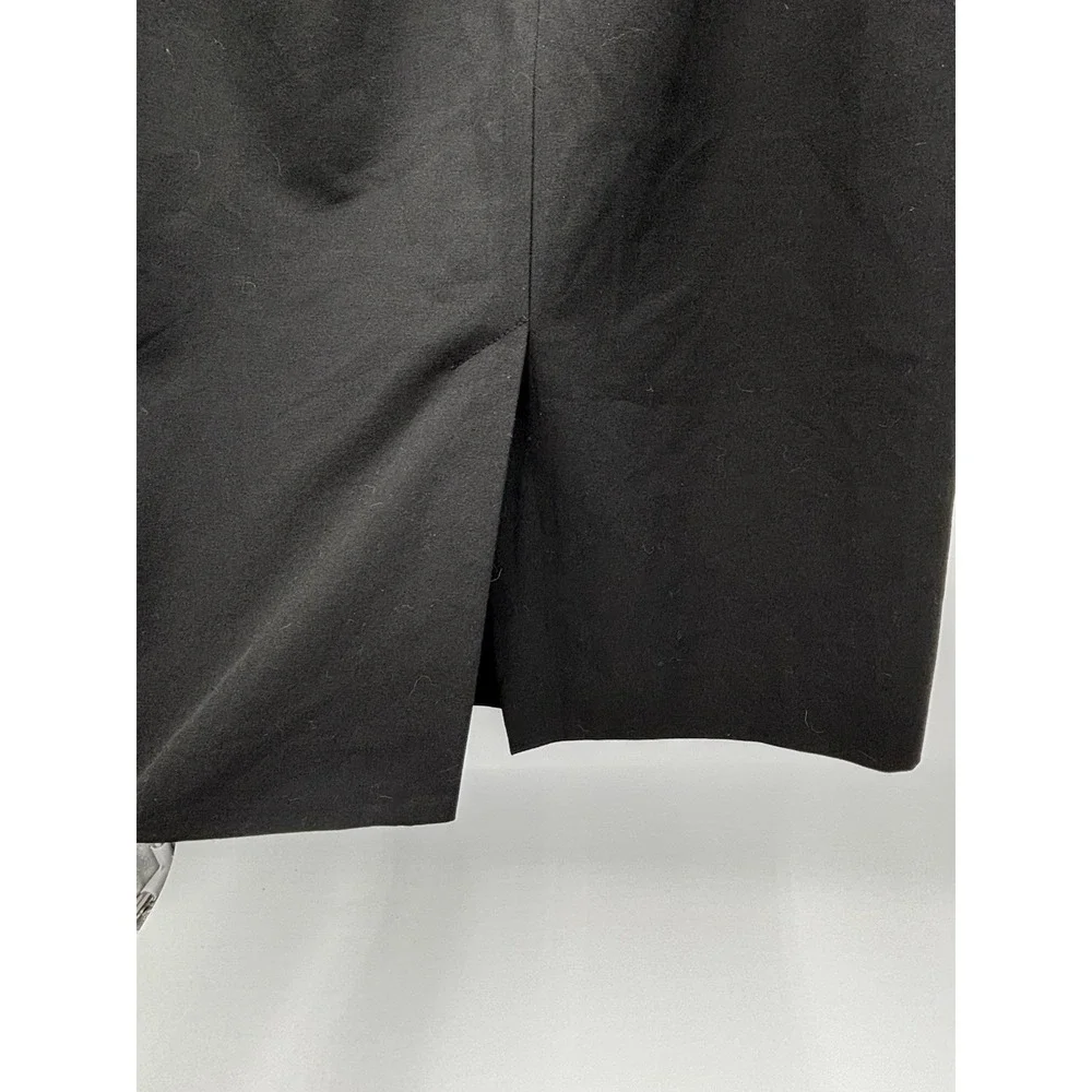 Michael Kors Black Pencil Skirt Women Size 8 Career Office Stretch Knee Length